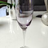 Lot 4 multicolored champagne flutes