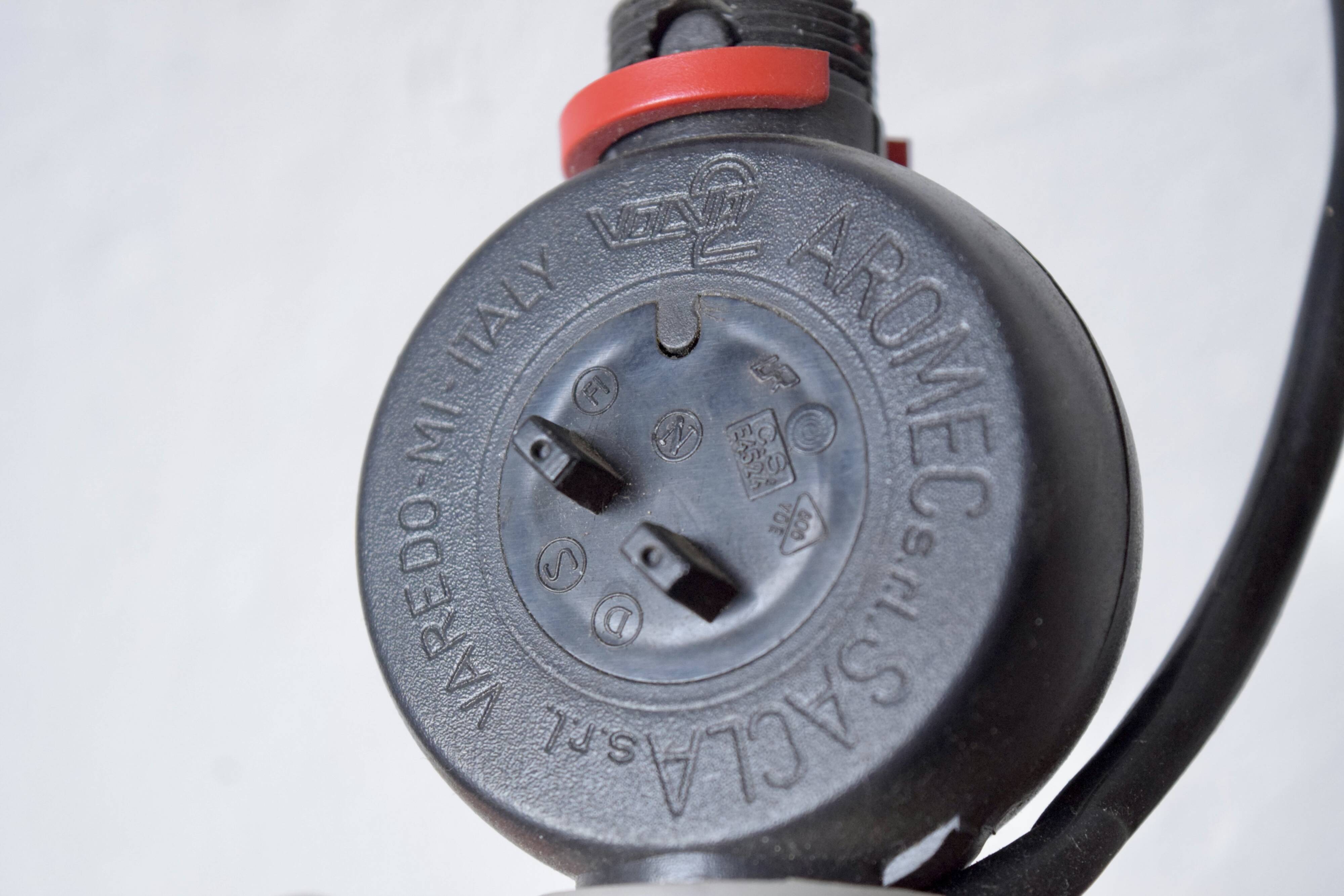 Large vintage pendant light in Massive white opaline - up and down system