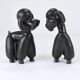 Charming Poodle Figurine Sculpture by Leopold Anzengruber, Austria, 1950s