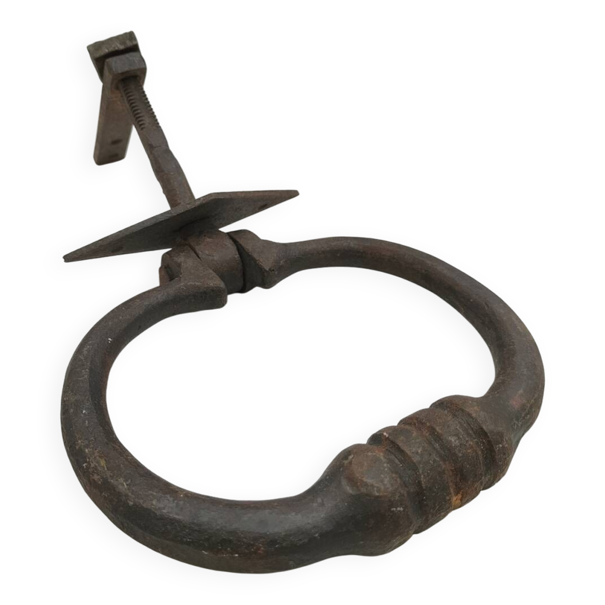 Old wrought iron door knocker