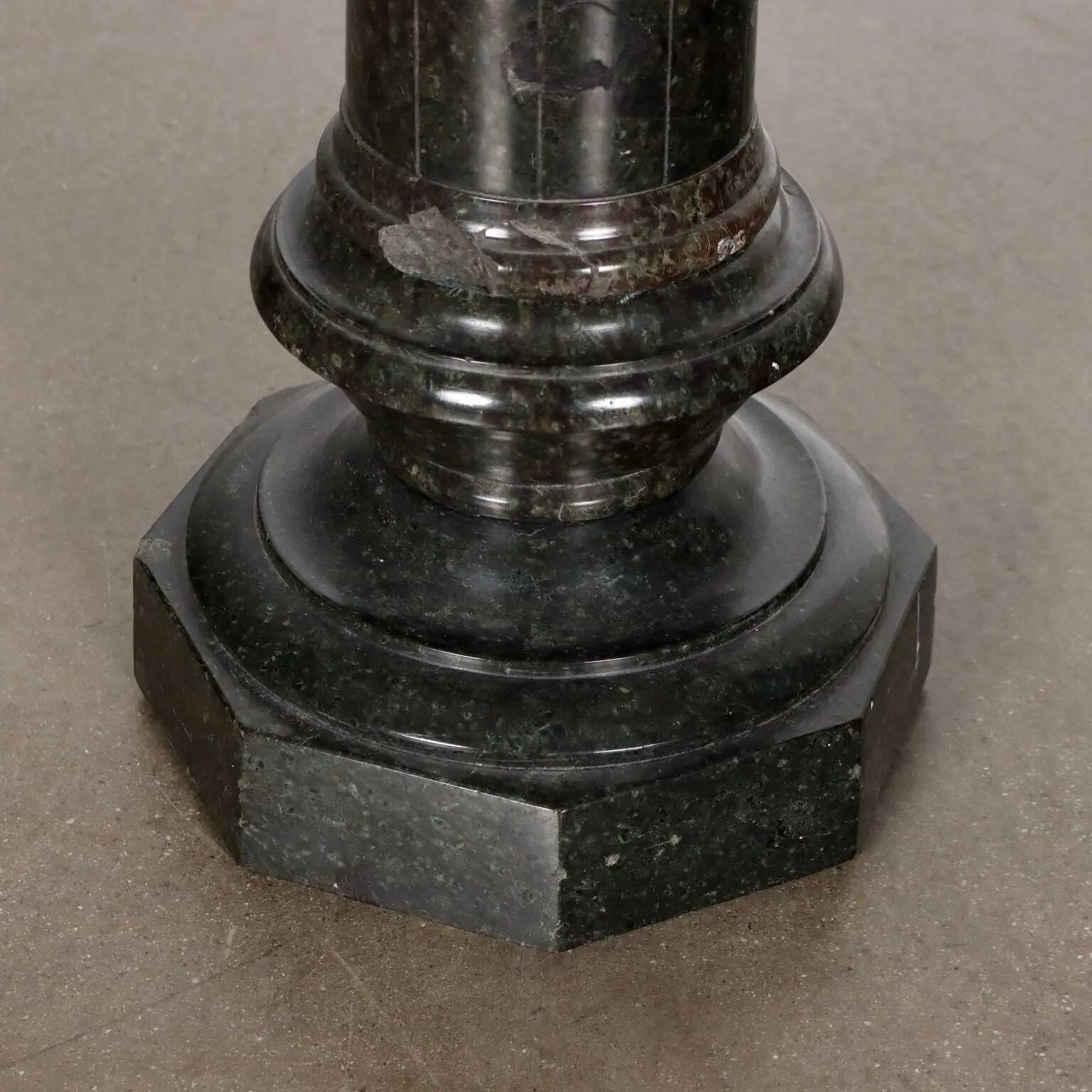 Old marble column for bust, Italy, early 20th century