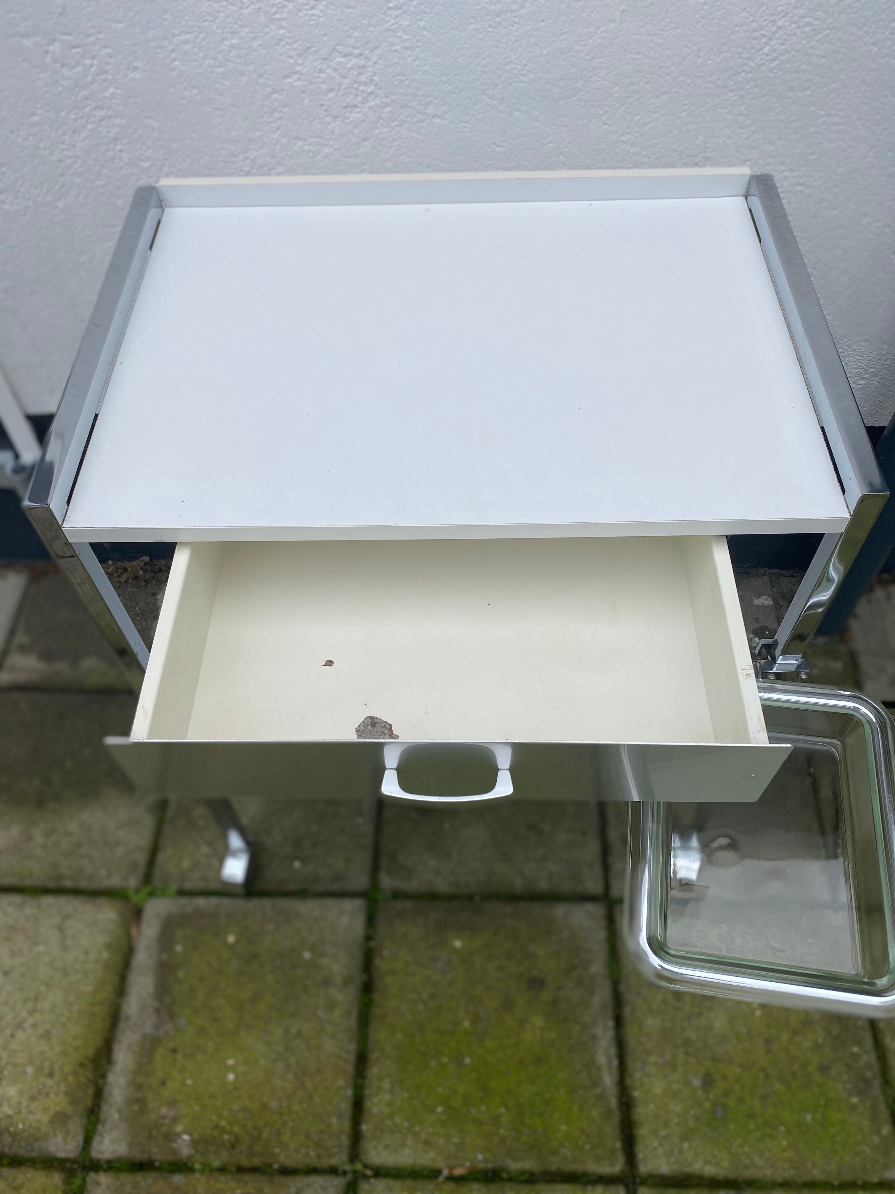 Vintage Industrial Trolley Cart