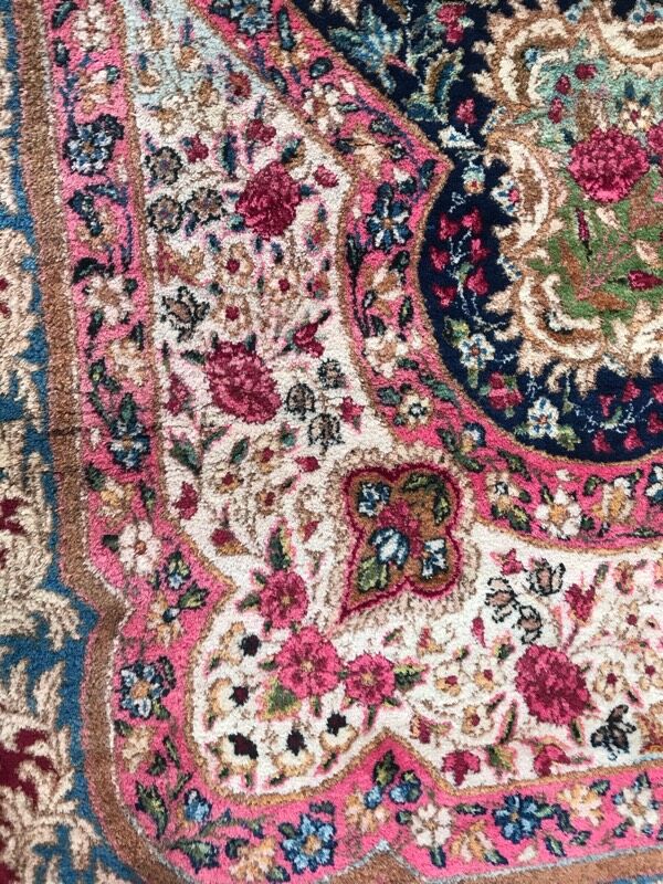 Old carpet Kirman late 270x380 cm
