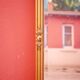 Beveled Art Deco mirror 129x75cm