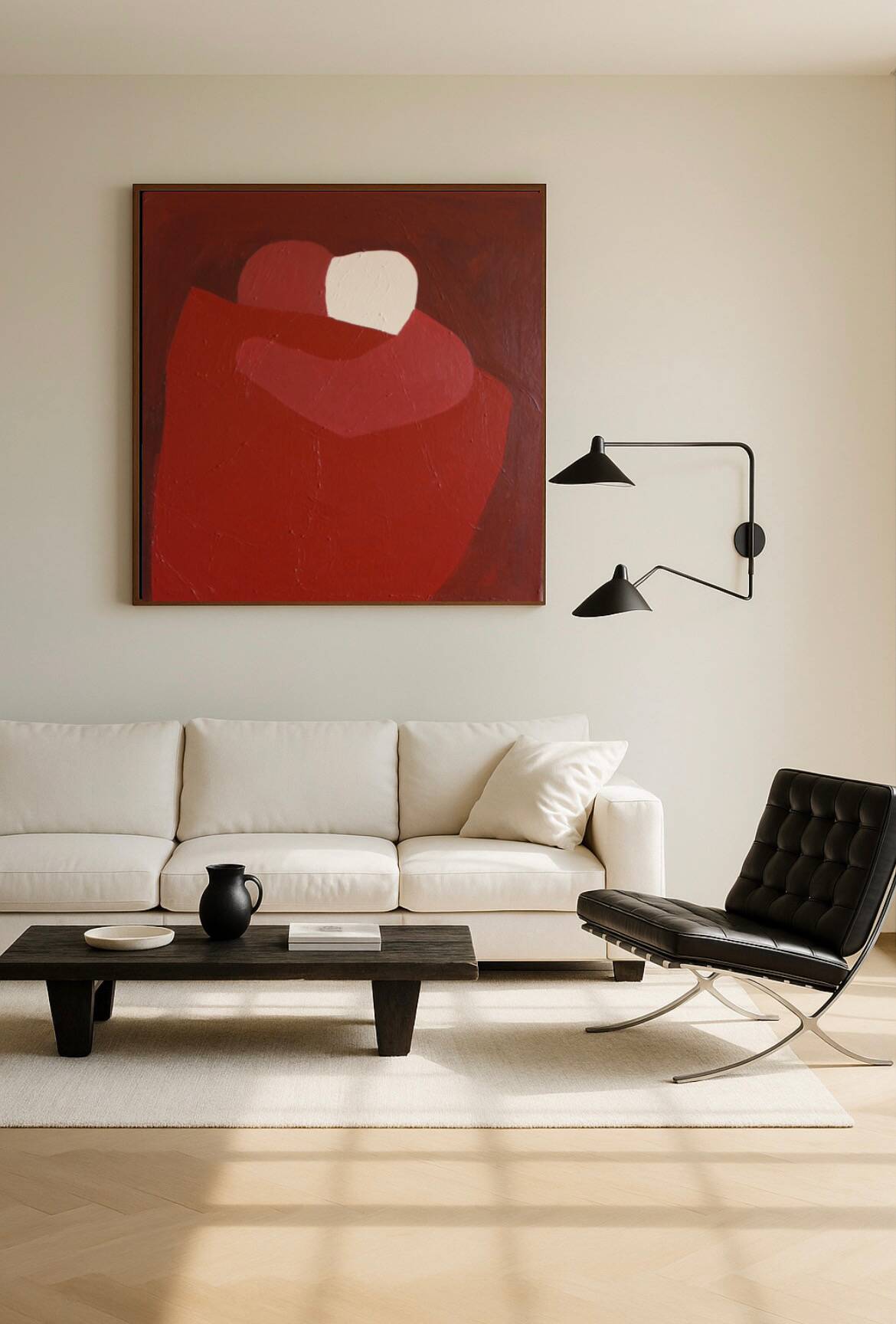 "here with you" original signed canvas painting