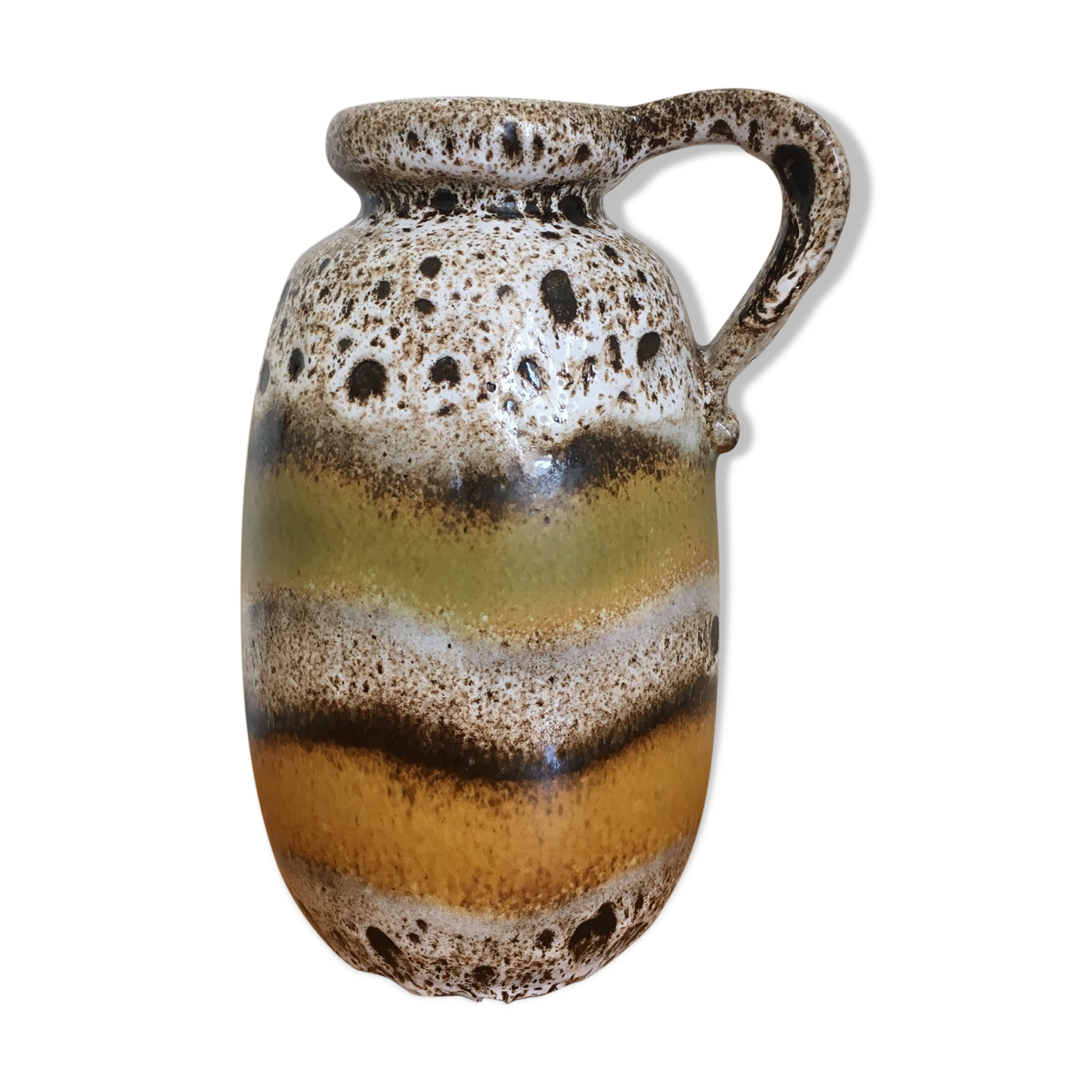 Vintage West Germany ceramic vase 1960s