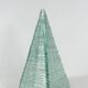 Sculptural pyramid table lamp, glass, France, 1970s.