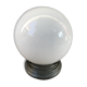 White opaline glass ball ceiling light
