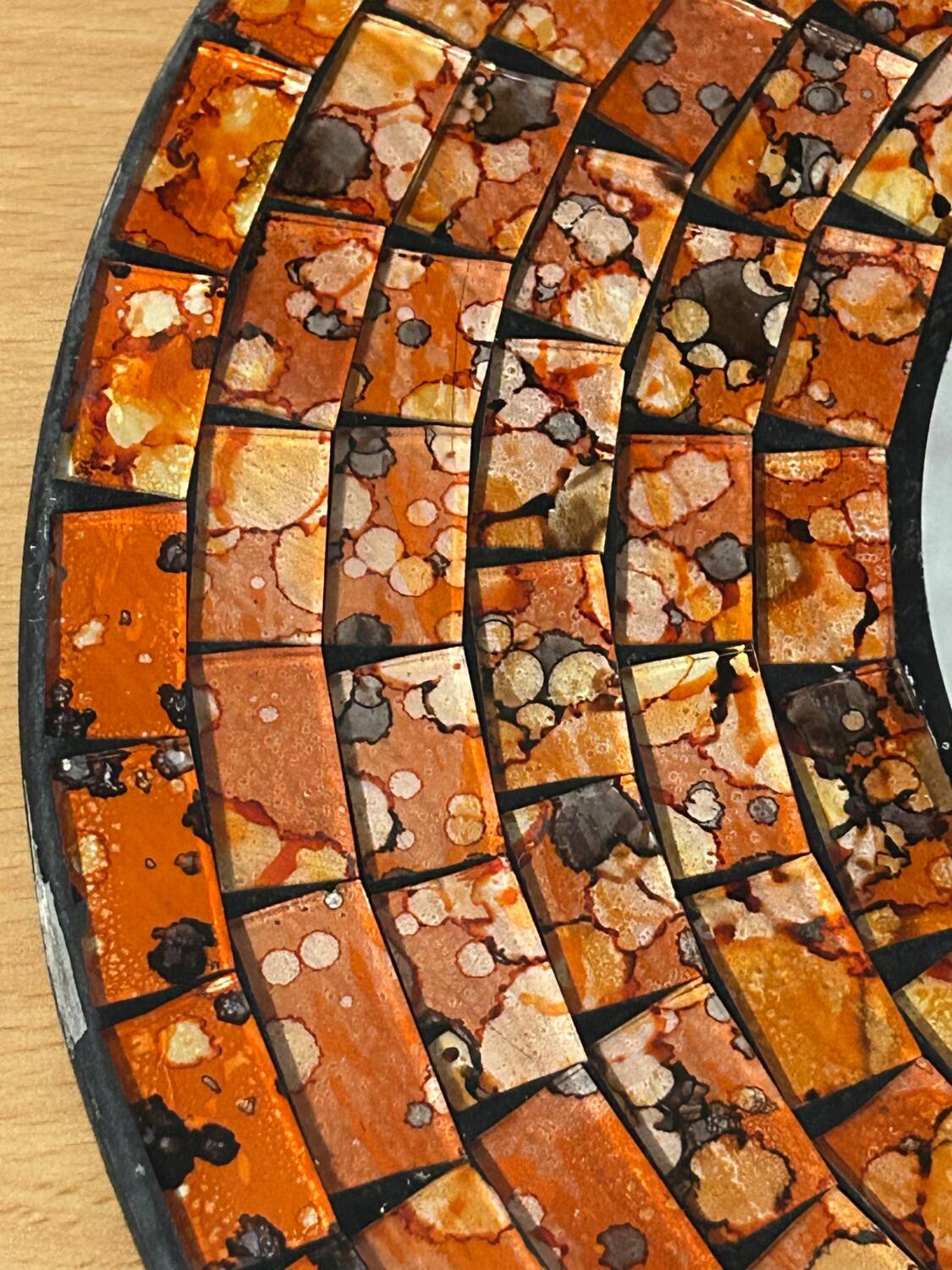 Vintage mosaic mirror