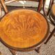 Lot de 6 chaise en bois - bistrot - terrasse - vintage