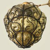 Amber Venetian lantern pendant light