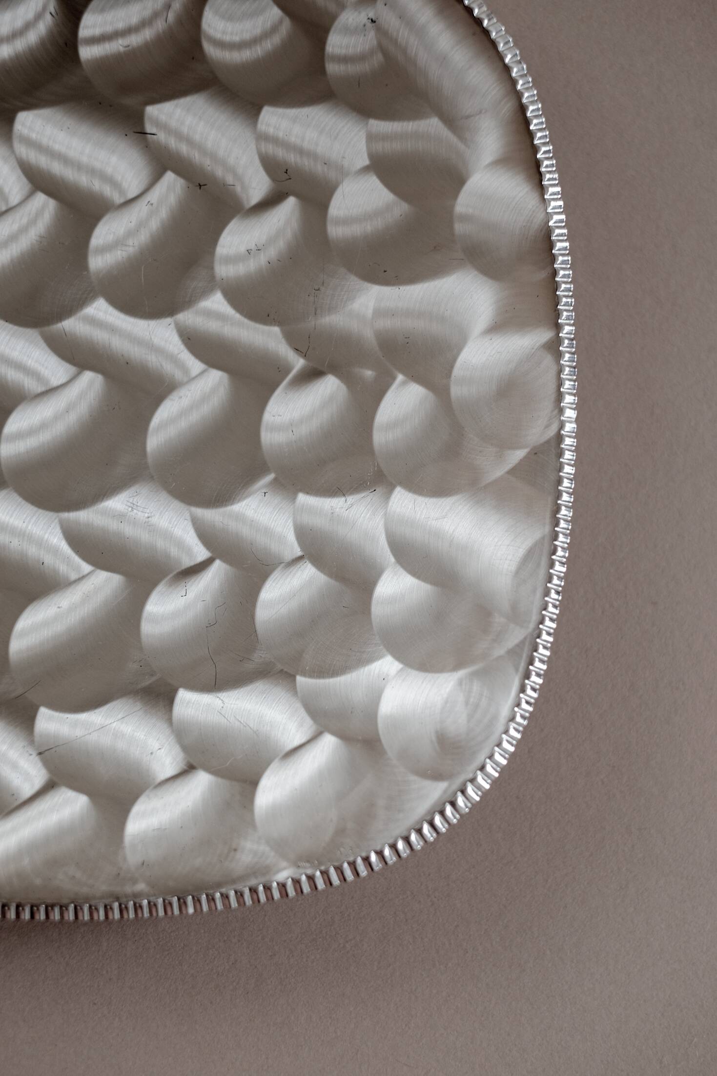 Silver-plated dish