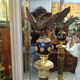 colonne en acajou et bronze doré, surmontée d’un aigle – époque Empire