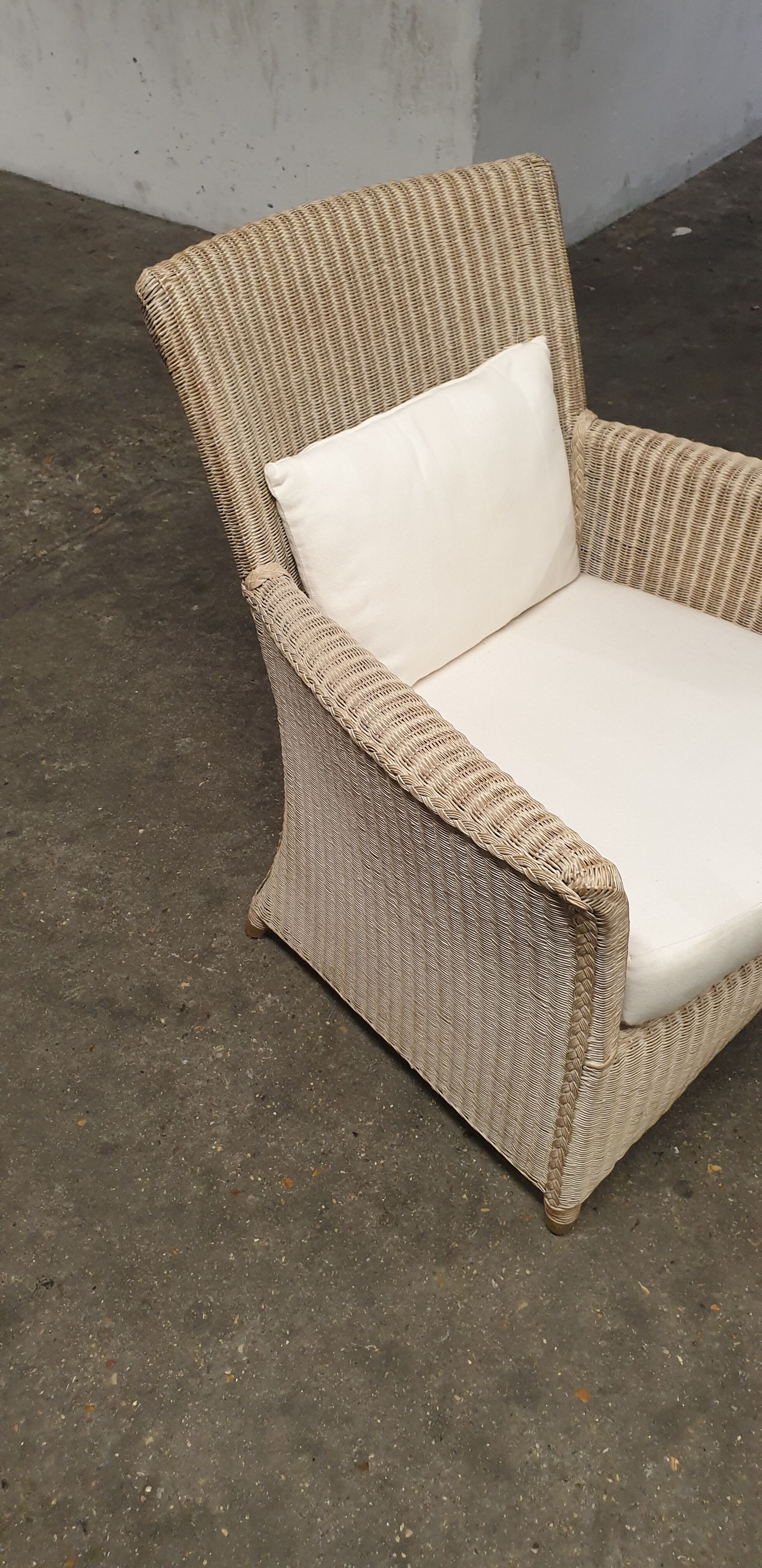 Rattan armchair