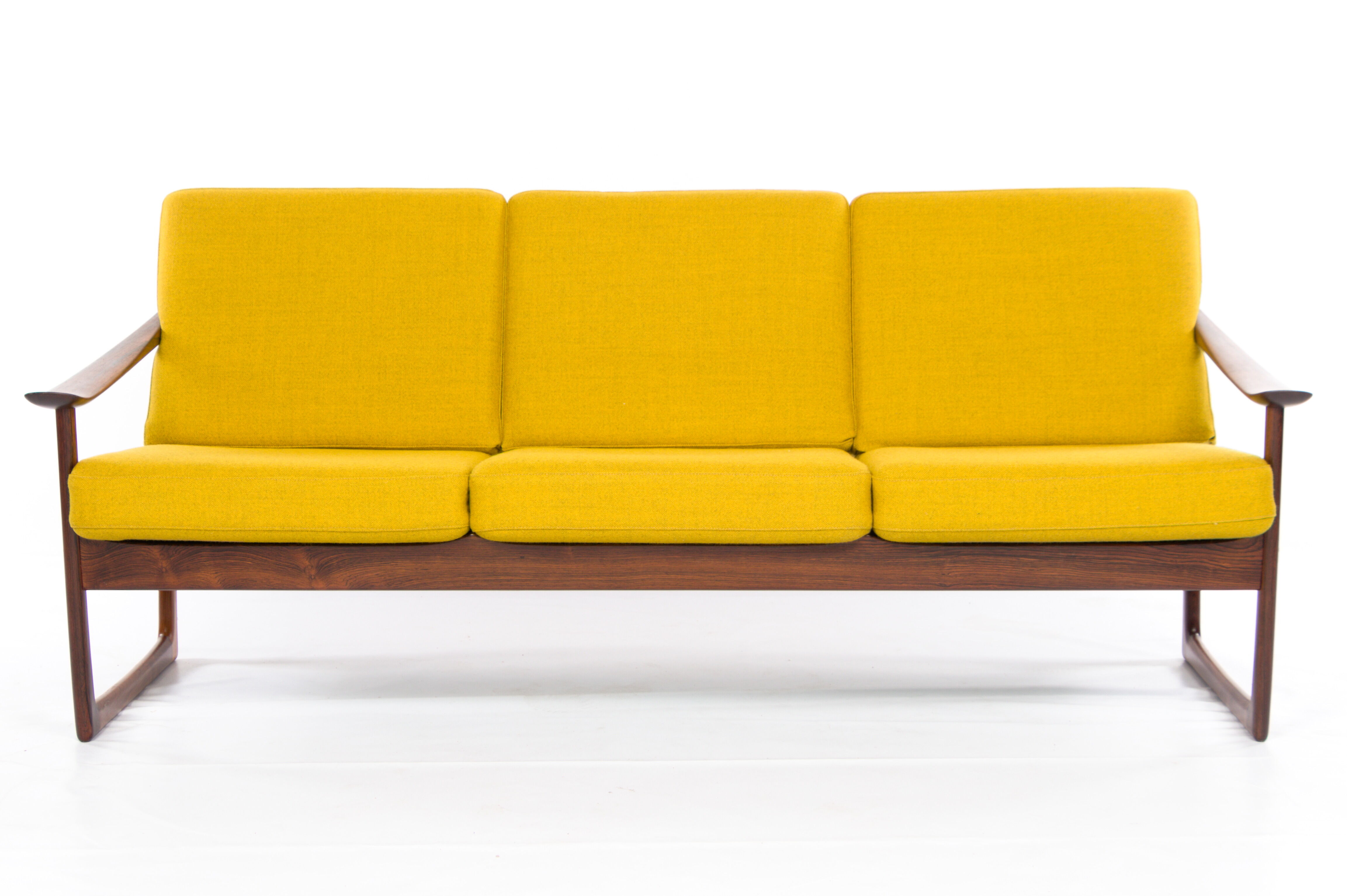 Sofa, armchairs, and table by Peter Hvidt for France & Son