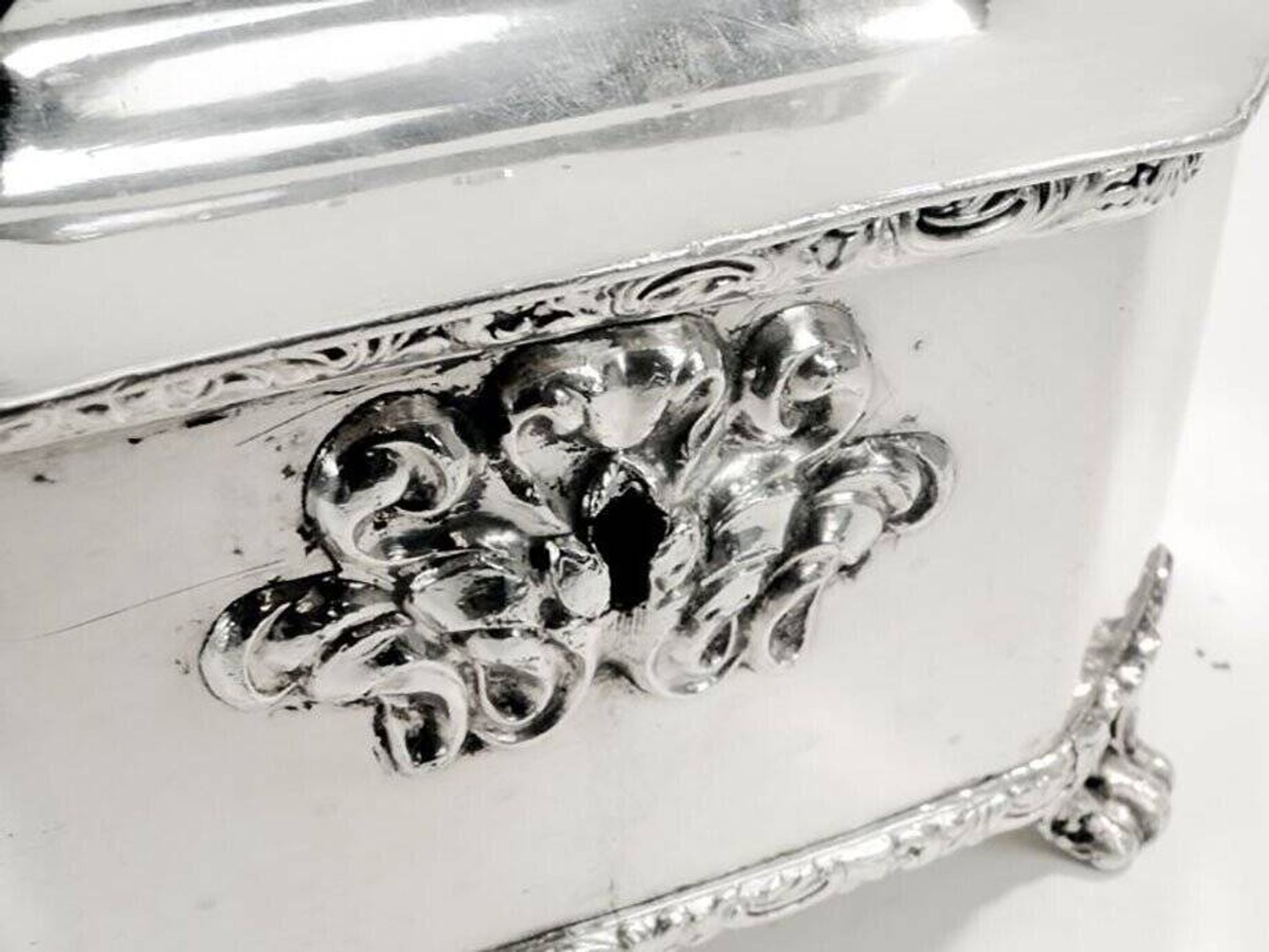 Plat à bonbons du 19ème siècle de Fraget, Varsovie, Pologne, 1850