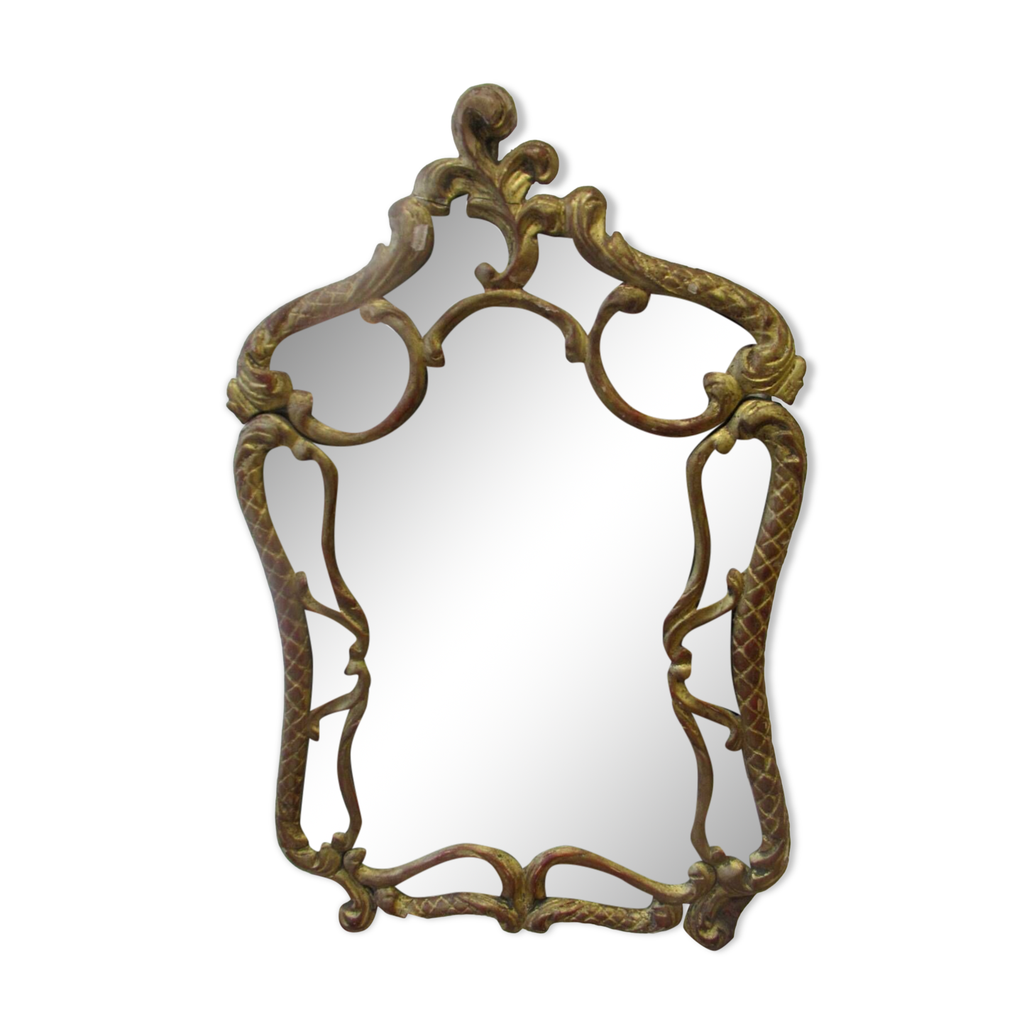 Small 18th century mirror