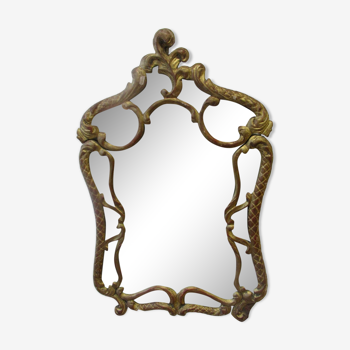 Small 18th century mirror