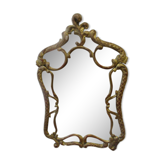 Small 18th century mirror