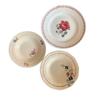 Lot porcelain dishes