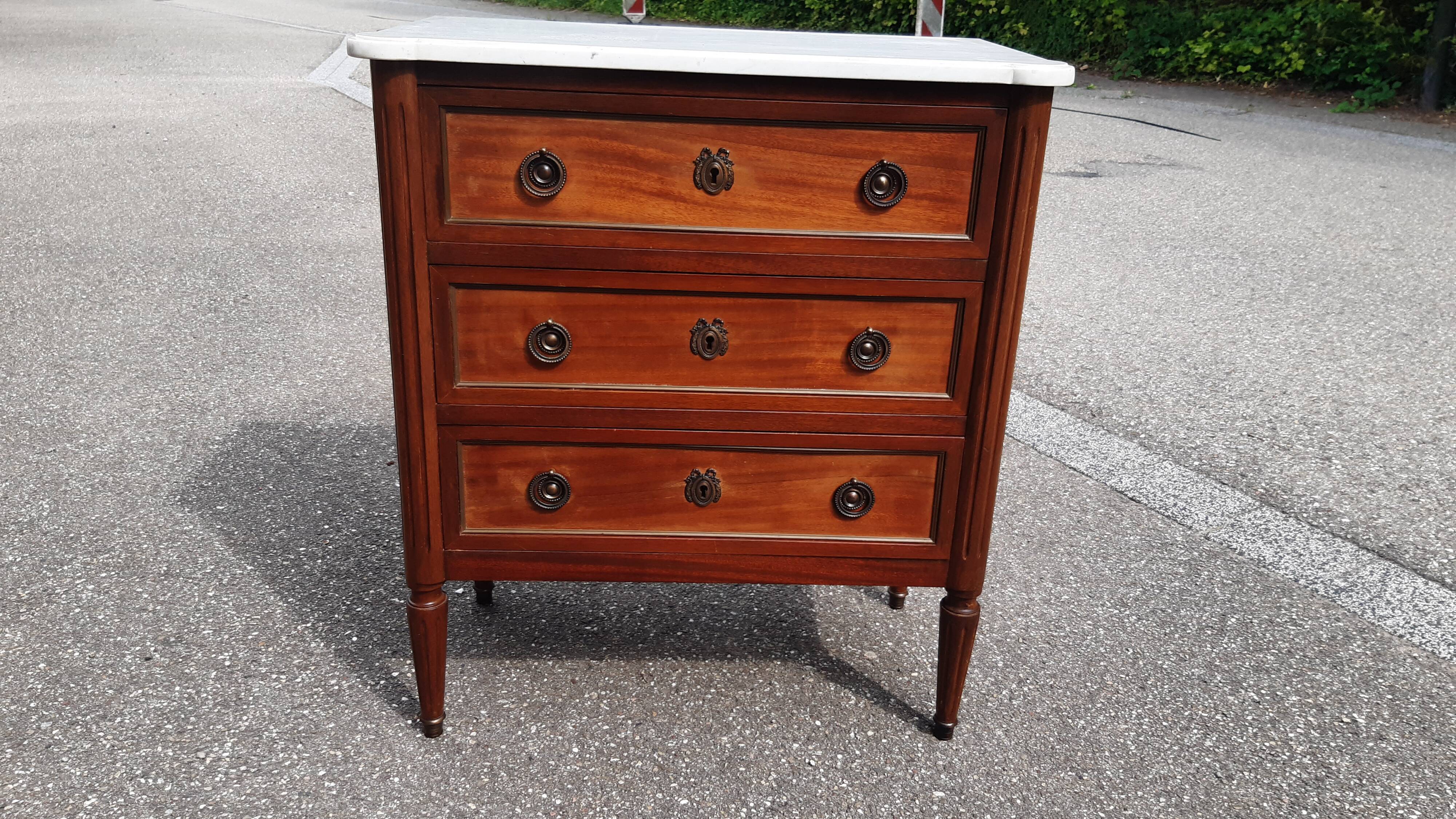 Louis XVI style chest of drawers