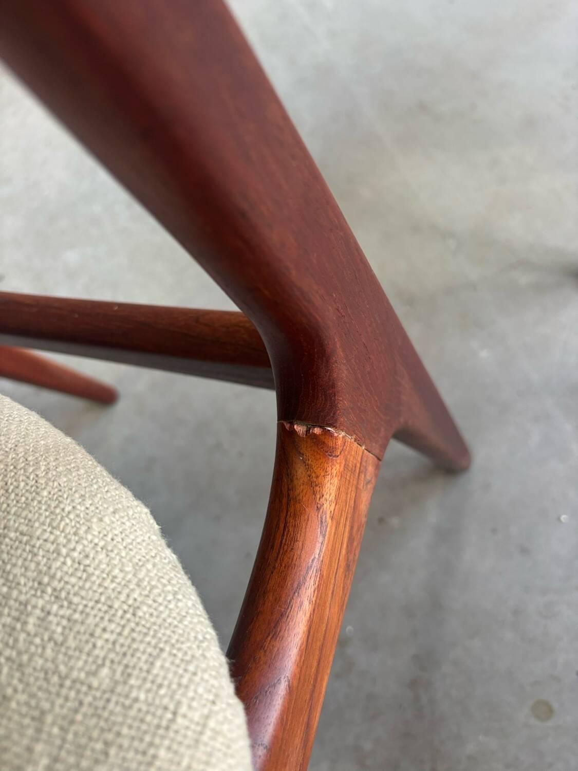 Vintage Danish dining chairs teak