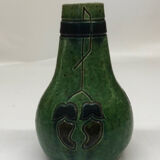 Flemish art deco stoneware soliflore vase