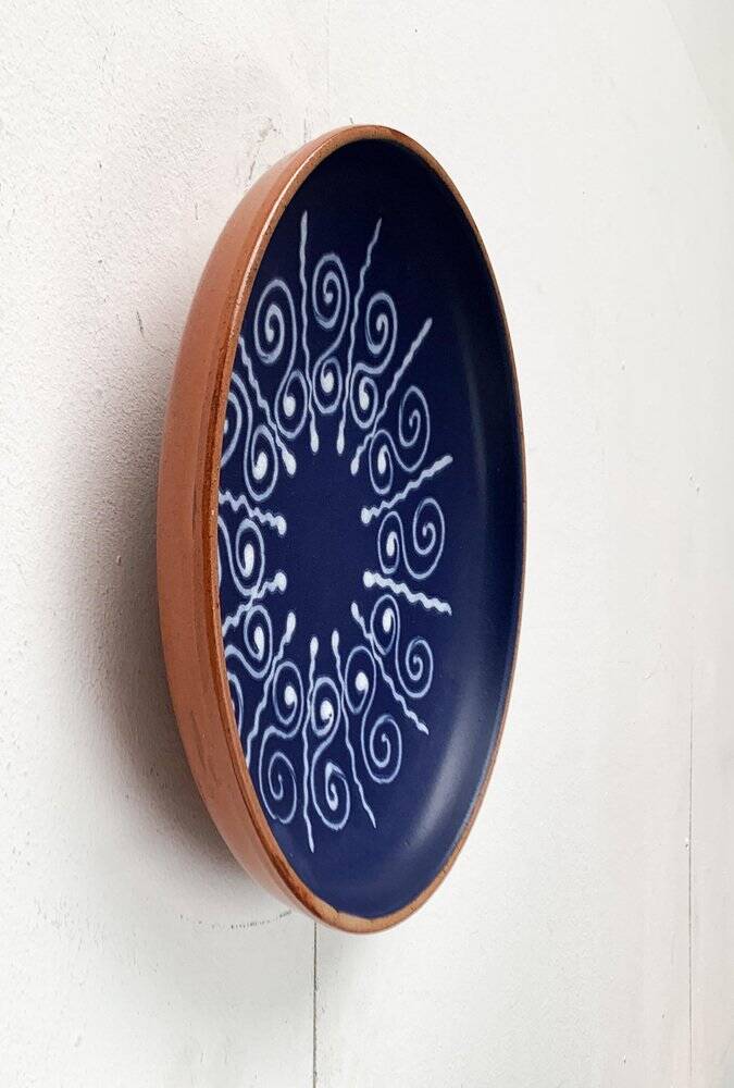 Mid-century ceramic wall plaque, 1960s