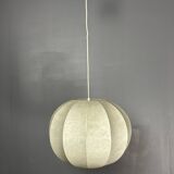 Midcentury space age cocoon hanging pendant ceiling lamp, 1960s
