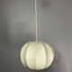 Midcentury space age cocoon hanging pendant ceiling lamp, 1960s
