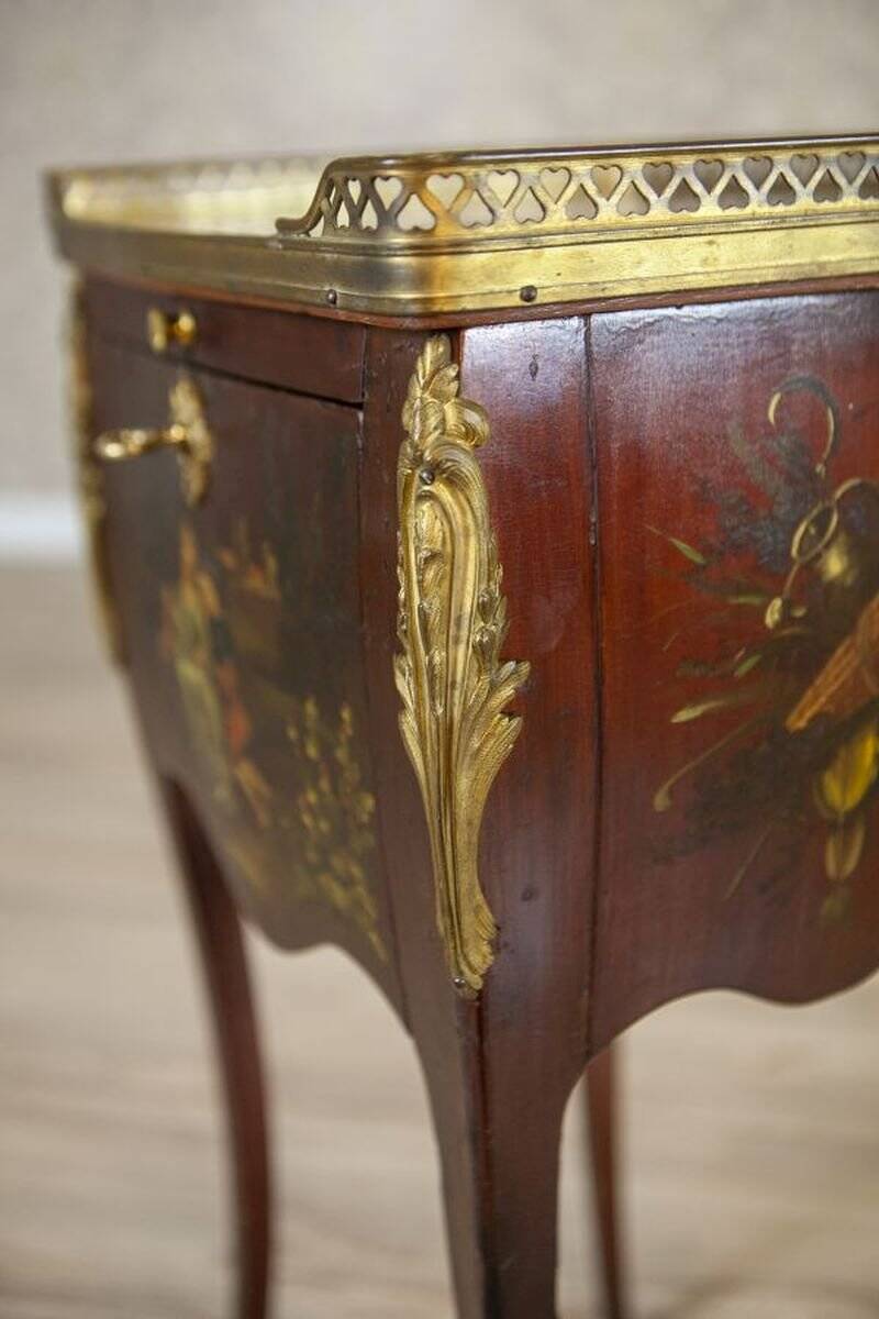 Louis XV Walnut Nightstand