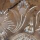 50s molded glass footed bowl