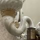 Murano glass mirror wall light
