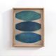Abstract painting on wood panel signed Eawy