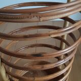 Vintage rattan umbrella stand