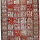 Vintage oriental handmade carpet 125cm x 183cm 1960s, 1c483