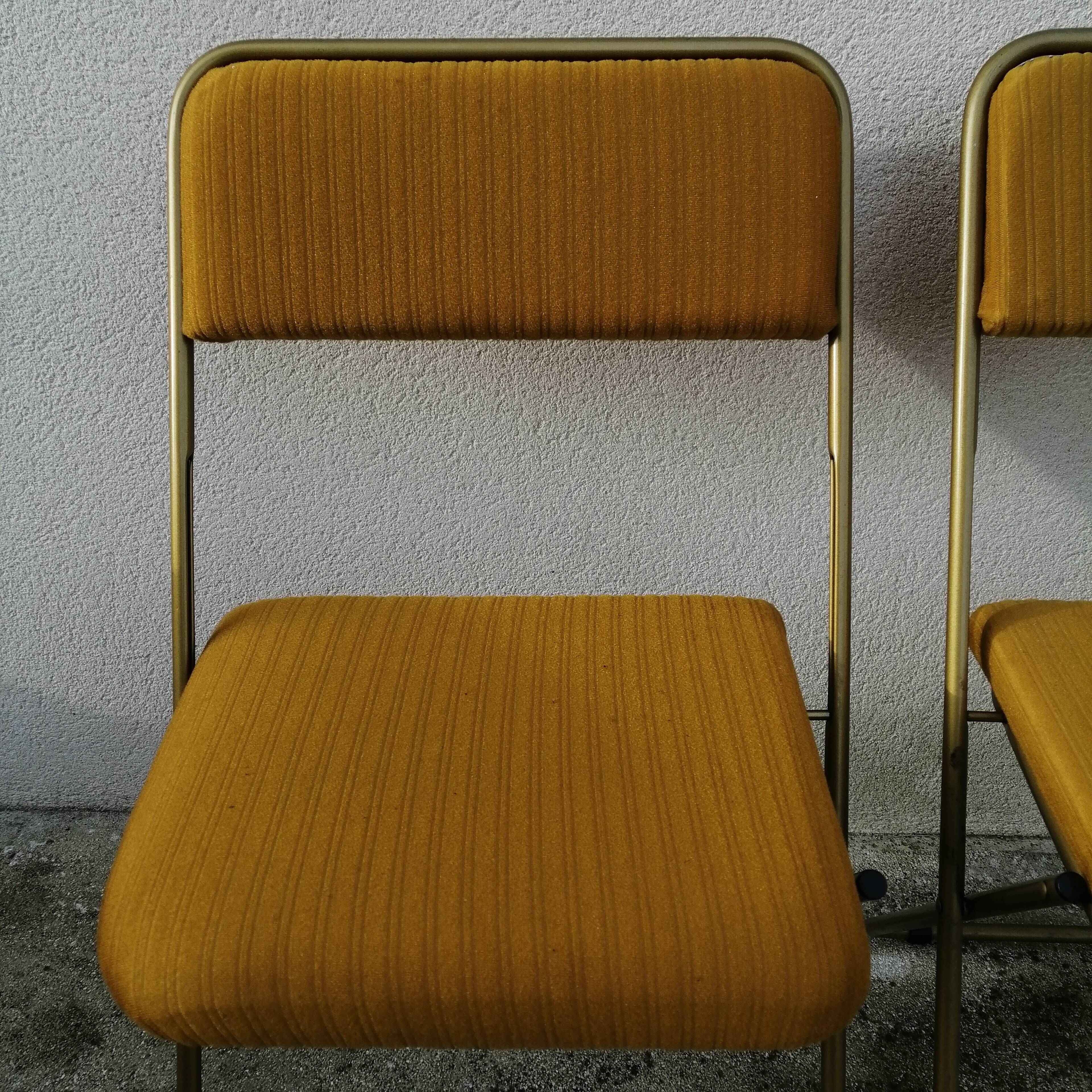 Pair of folding chairs "Lafuma"