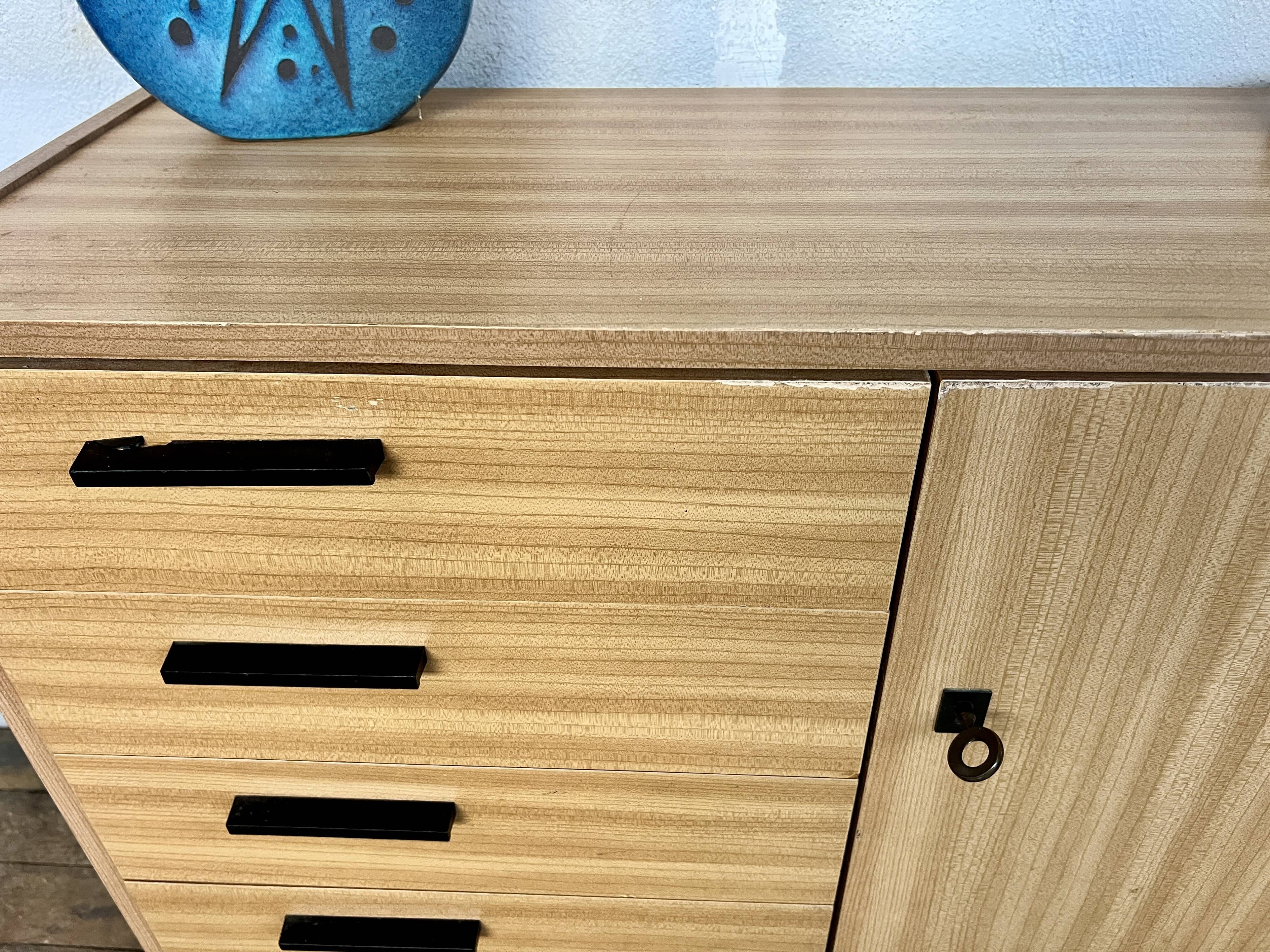 Vintage Formica TV/Hifi Cabinet Sideboard FREE DELIVERY