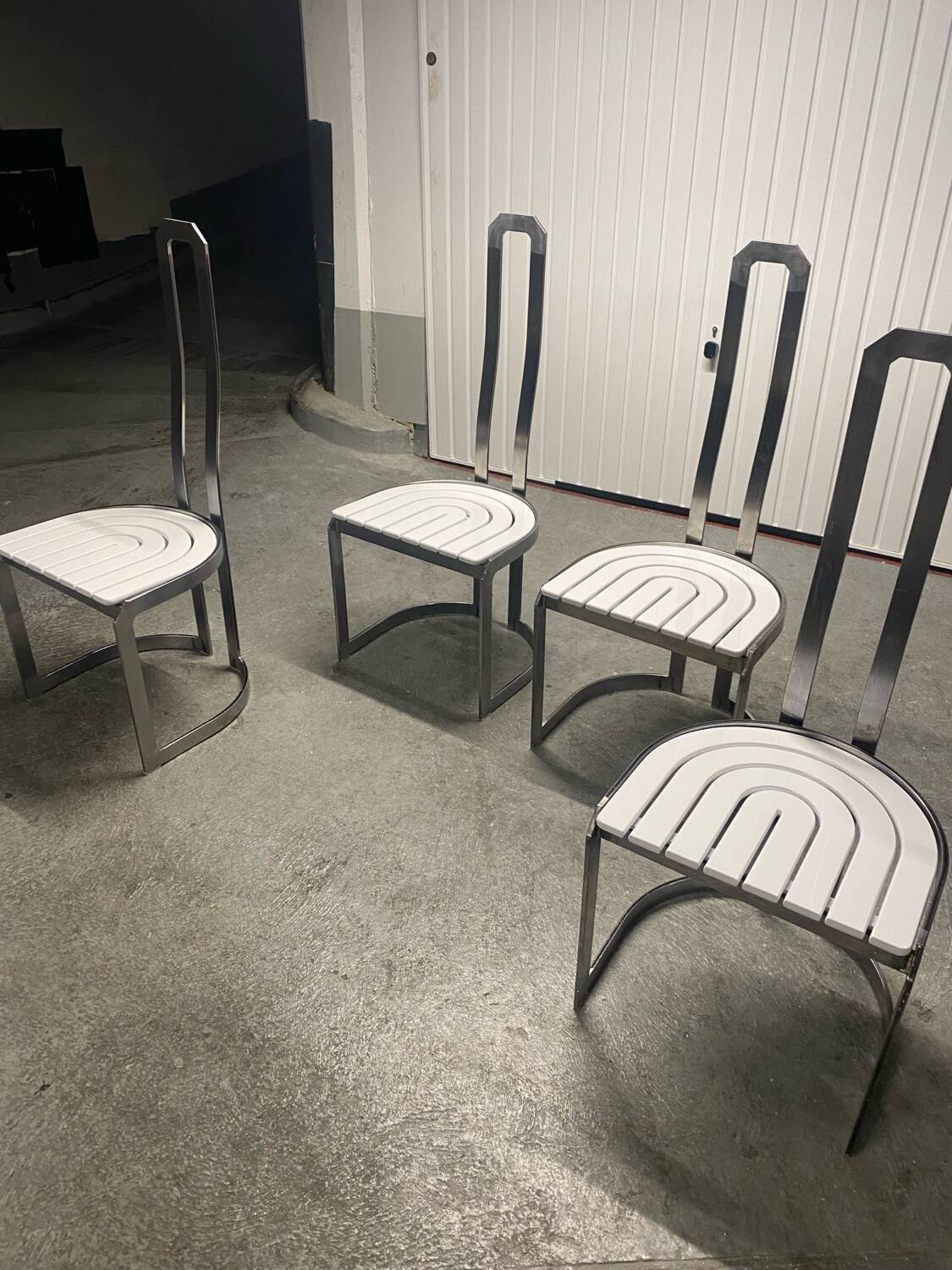 4 chaises allmilmo Allemagne 1980