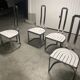 4 chaises allmilmo Allemagne 1980