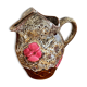 Pitcher Vallauris rose decoration