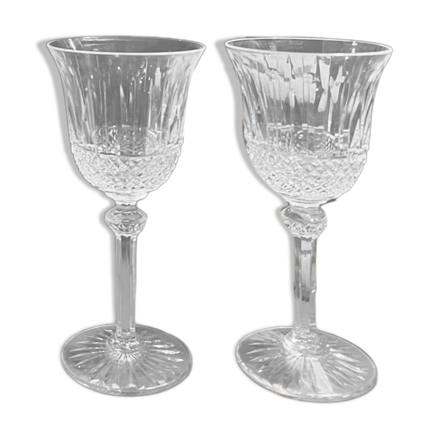 Crystal glasses from Saint Louis, Hermès house.