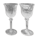 Crystal glasses from Saint Louis, Hermès house.