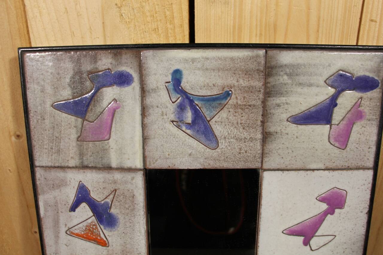 Mirror of Juliette Derel Vallauris