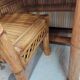 Bureau en bambou avec sa chaise