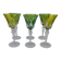 6 large crystal glasses from Saint Louis, Camargue model.