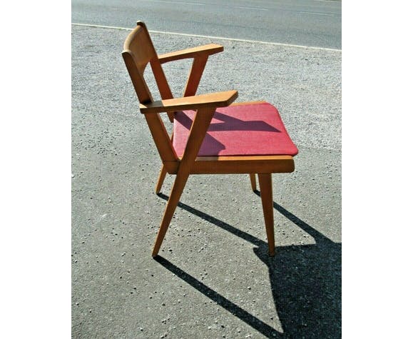 Lot of 8 Scandinavian style chairs Danish 60s-70s