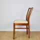 Vintage chairs beige velvet - set of 4