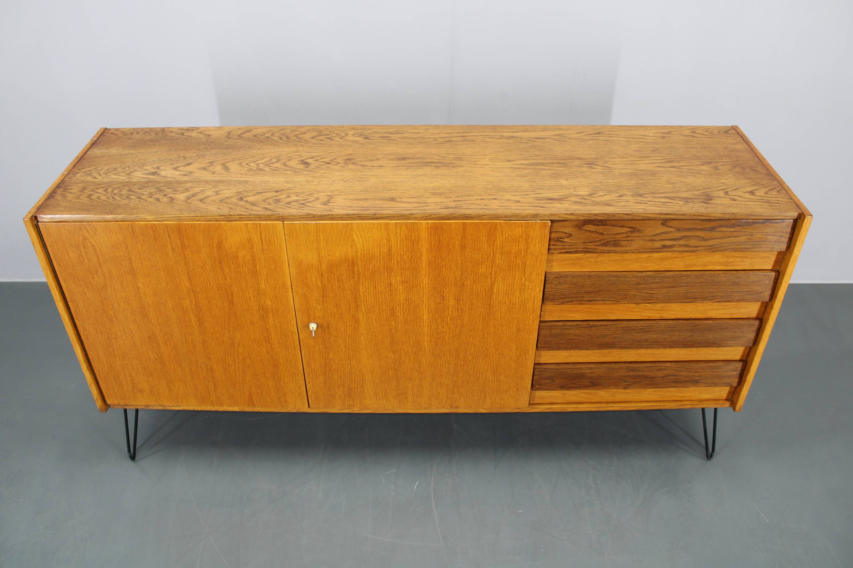 1960s Jiri Jiroutek Upcycled Sideboard ,Czechoslovakia