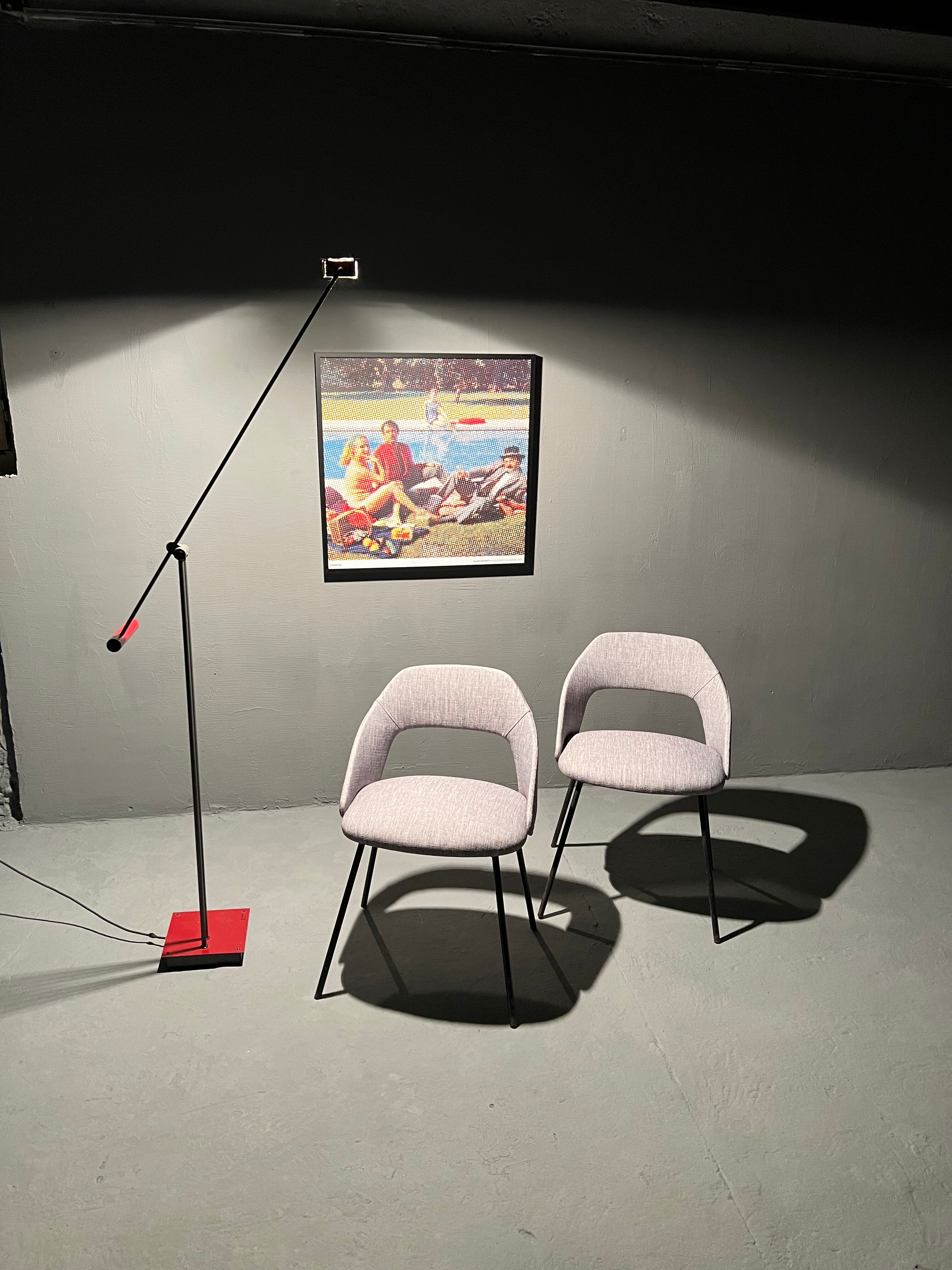 Duo of chairs barrel 1950